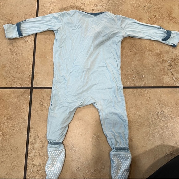 Bamboo Pjs KicKee Pants Baby Soft Stretchy Cool Fresh Pjs Size 3-6 months - Picture 5 of 9